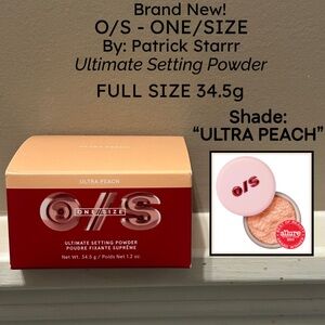 NWT Full Size! PATRICK STARRR O/S ONE/SIZE Ultimate Setting Powder - ULTRA PEACH